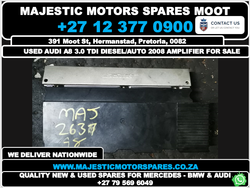 Used Audi A8 3.0 TDI Diesel/Auto 2008 Amplifier for sale 