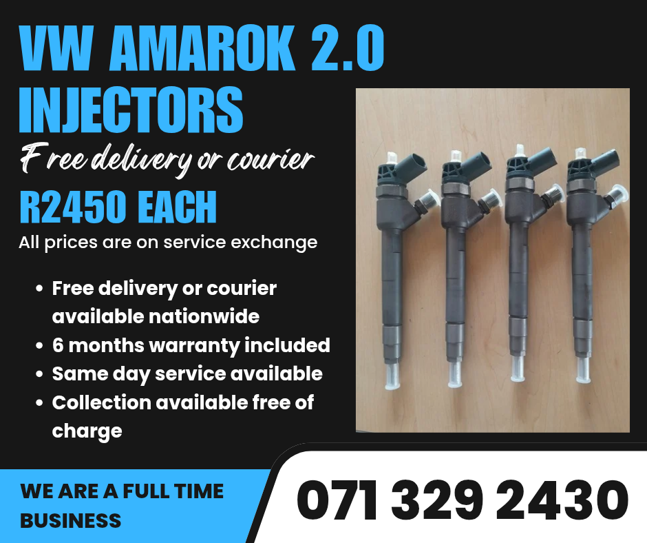 VW AMAROK 2.0 INJECTORS FOR SALE WITH WARRANTY - Private Seller VW AMAROK 2.0 INJECTORS FOR SALE WITH WARRANTY - Private Seller