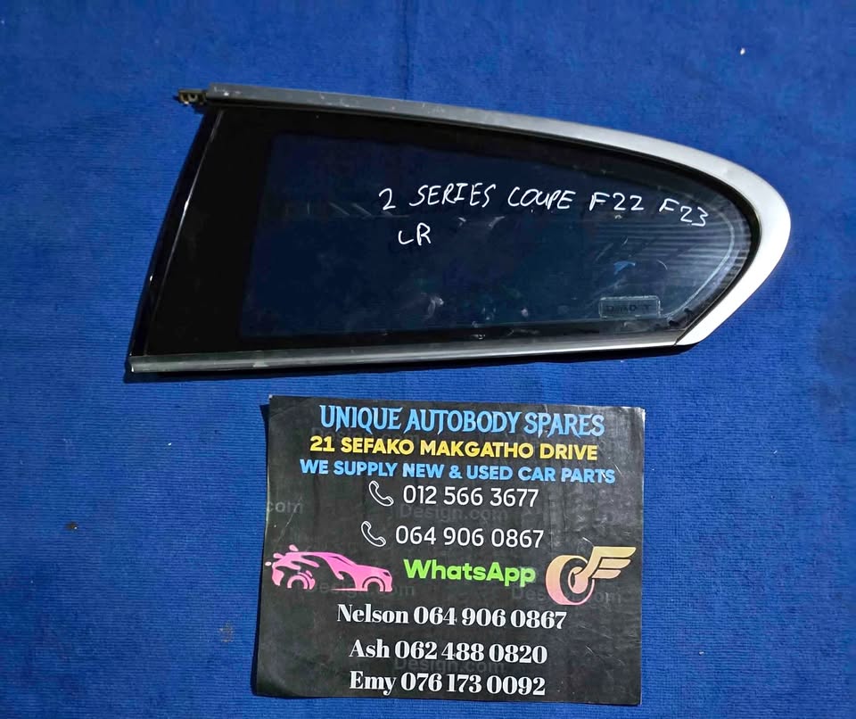 BMW 2 Series Coupe Left Quarter Glass