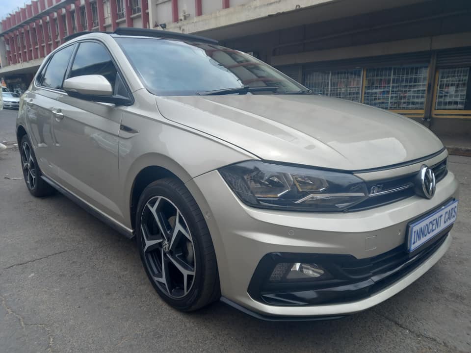 2019 VW POLO 8 1.0 R-LINE, PETROL, AUTOMATIC, GOLD COLOUR, MILEAGE
