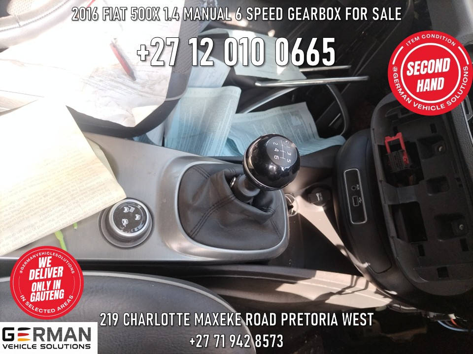 2016 fiat 500x 1.4 manual 6 speed gearbox for sale - Private Seller 2016 fiat 500x 1.4 manual 6 speed gearbox for sale - Private Seller