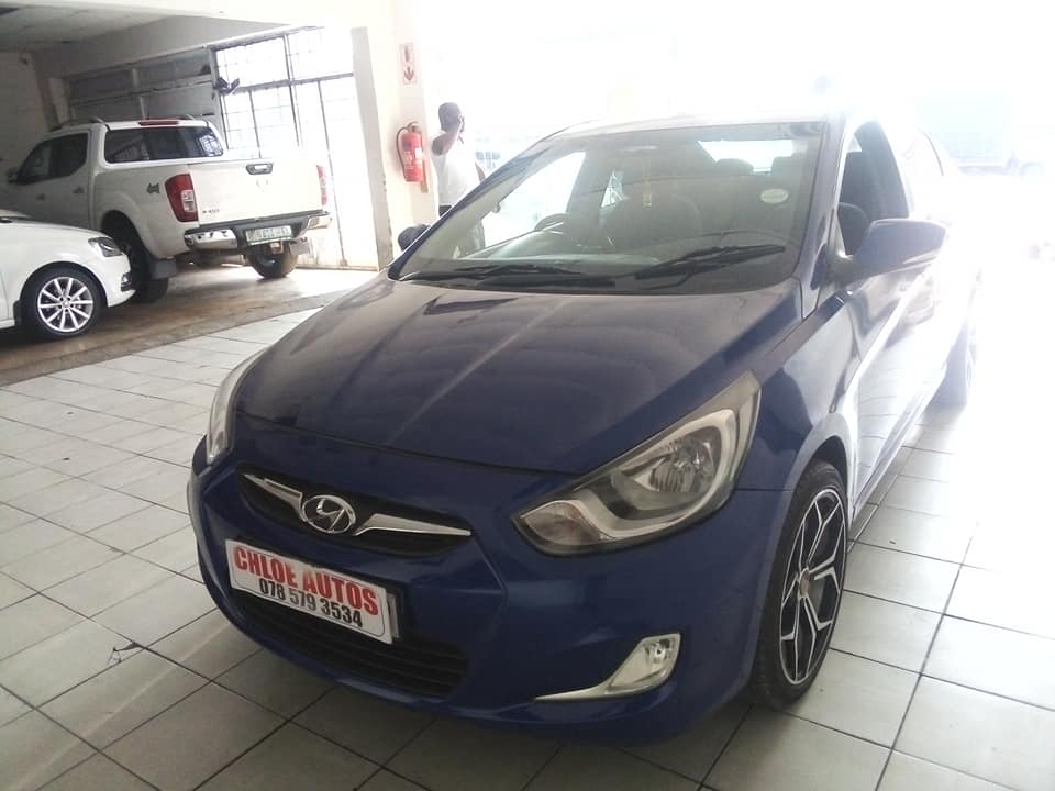 2015 HYUNDAI ACCENT 1.6 SEDAN MANUAL  PETROL BLUE