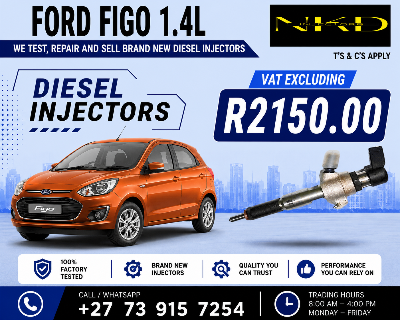 Ford_Figo_1.4L_Injectors - Private Seller Ford_Figo_1.4L_Injectors - Private Seller