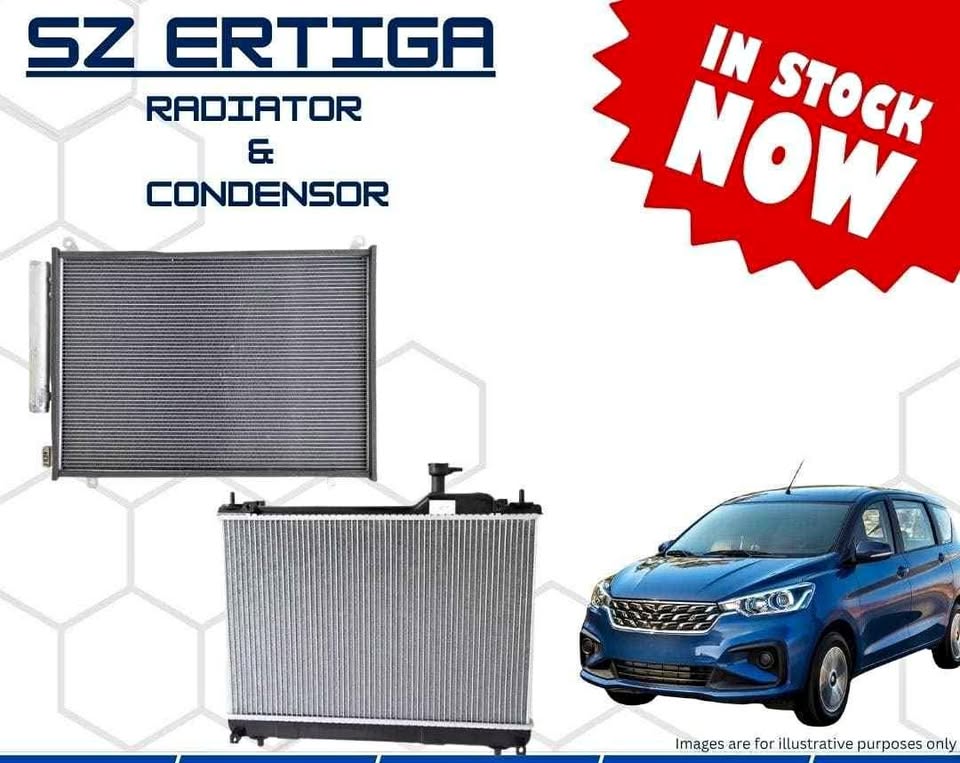 Suzuki Ertiga Radiator & Condenser – In Stock Now Available at JJS Automotive Supplies - Private Seller Suzuki Ertiga Radiator & Condenser – In Stock Now Available at JJS Automotive Supplies - Private Seller