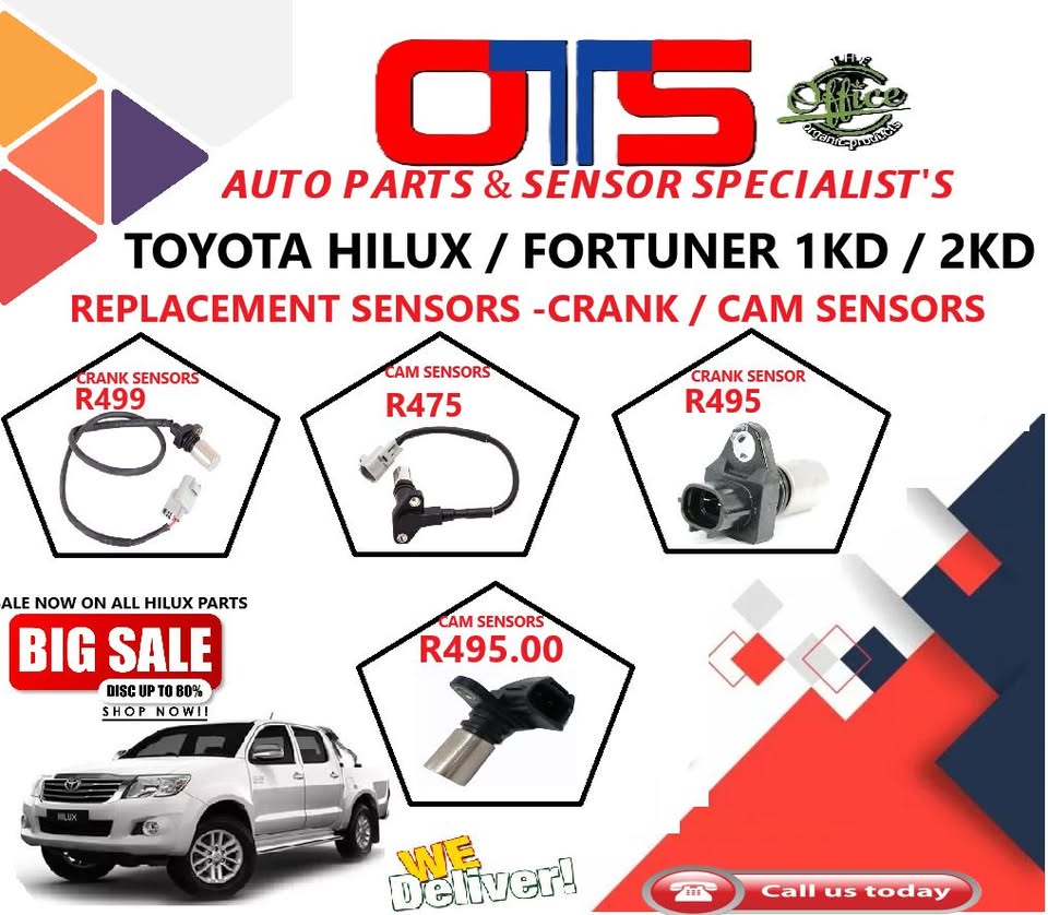 Toyota Hilux Specials replacements parts to auto Sensors We Got You Covered Call Us today - Private Seller