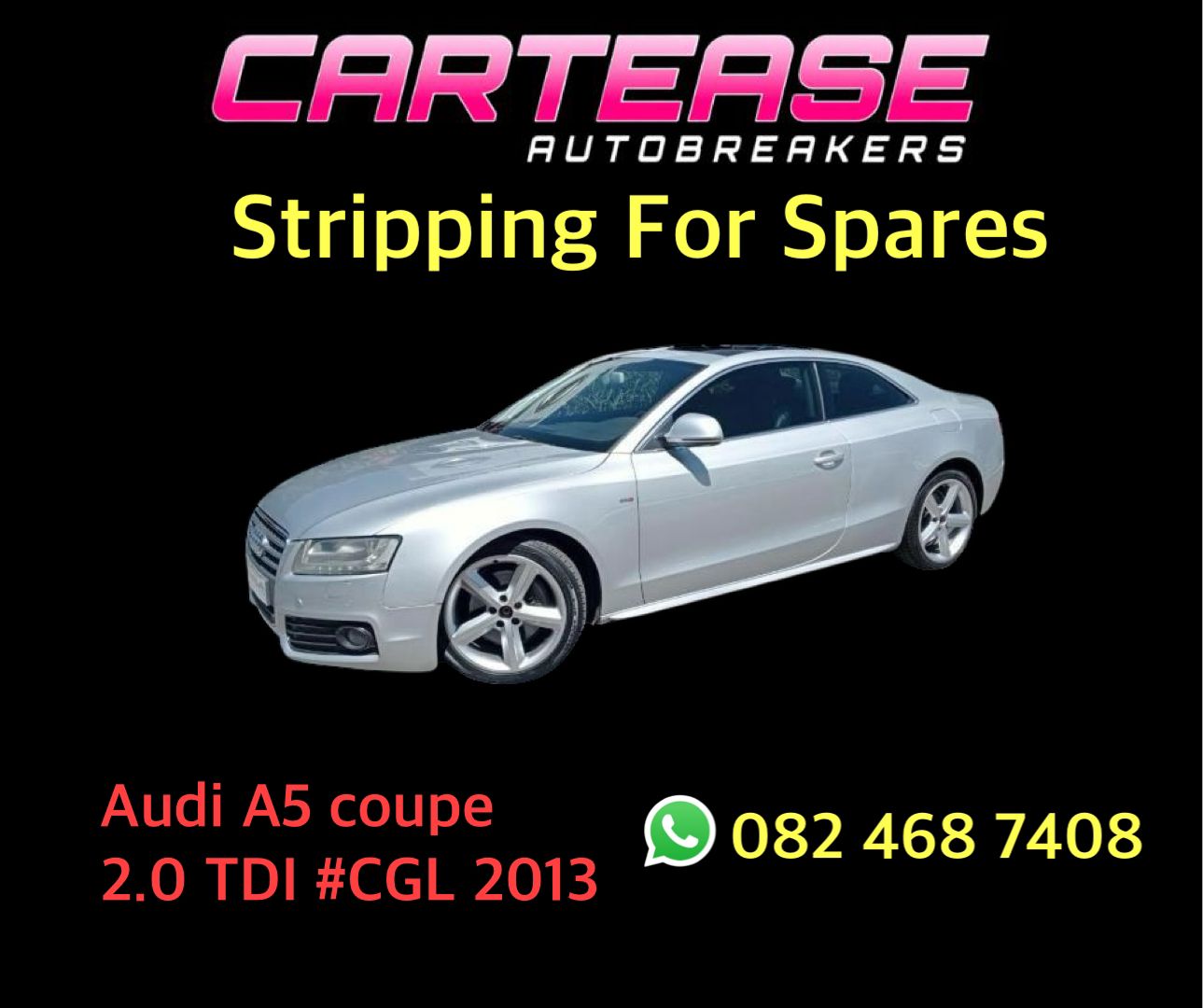 2013 Audi A5 Coupe 2.0 TDI #CGL Stripping For Spares - Private Seller 2013 Audi A5 Coupe 2.0 TDI #CGL Stripping For Spares - Private Seller