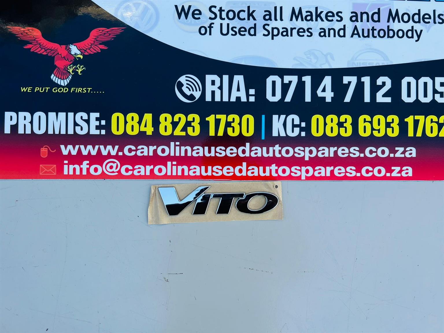 Mercedes Benz W639 Vito rear/back tailgate emblem - Private Seller Mercedes Benz W639 Vito rear/back tailgate emblem - Private Seller