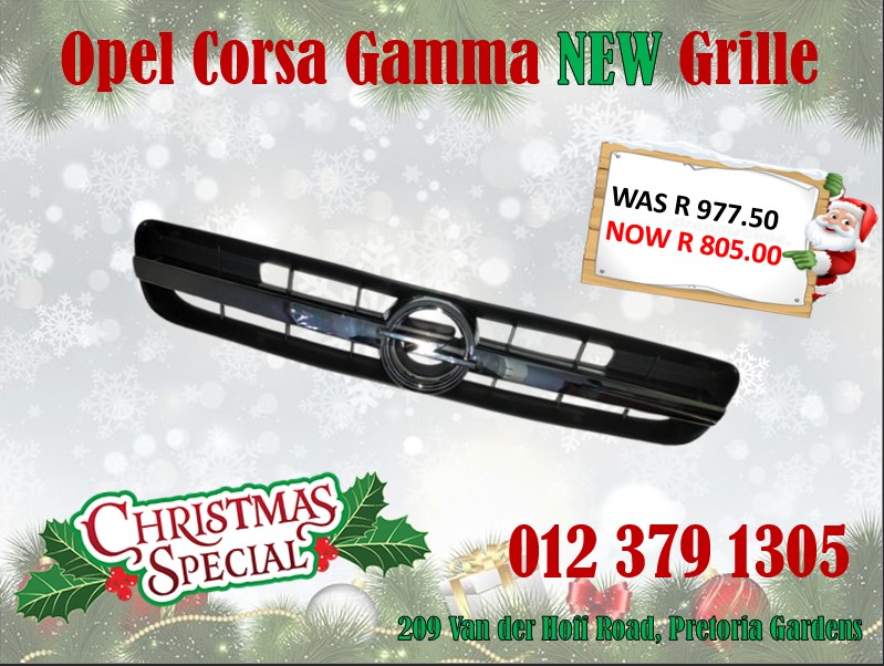 NOW ON SPECIAL – Opel Corsa Gamma NEW Grille - Private Seller NOW ON SPECIAL – Opel Corsa Gamma NEW Grille - Private Seller