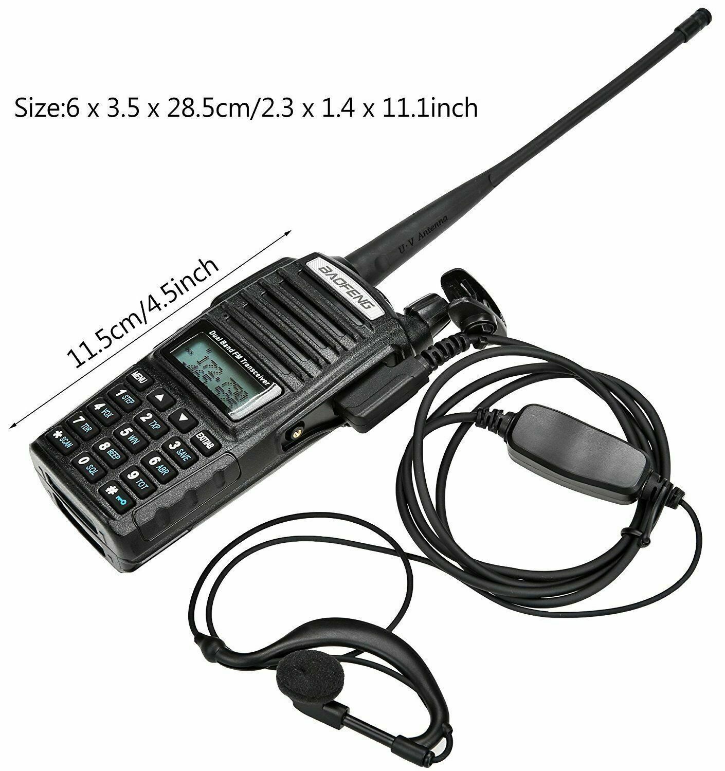  Walkie Talkie VHF UHF Dual Band Two Way Radios / Transceivers. Brand New Products