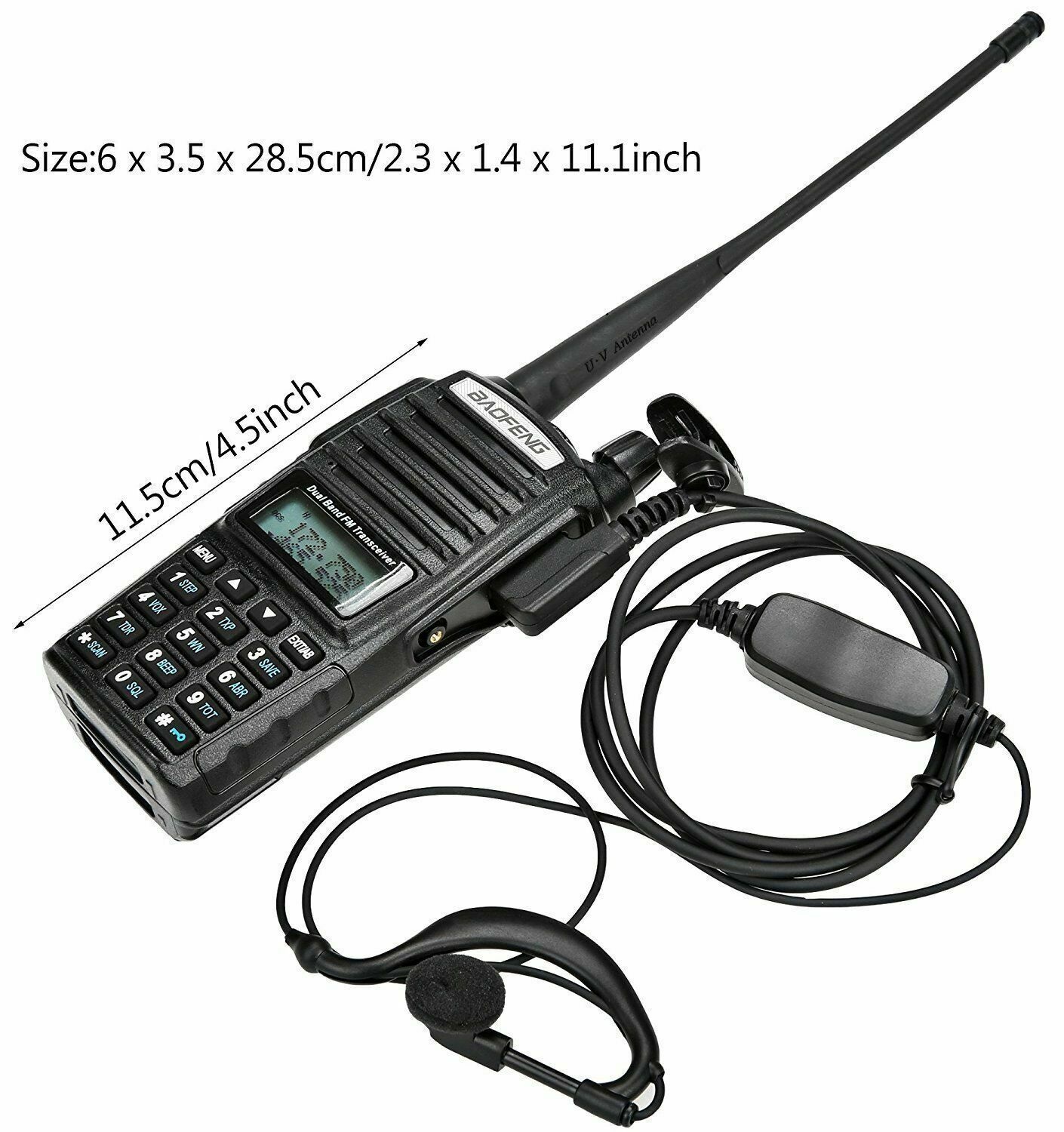 Walkie Talkie VHF UHF Dual Band Two Way Radios / Transceivers. Brand New Products