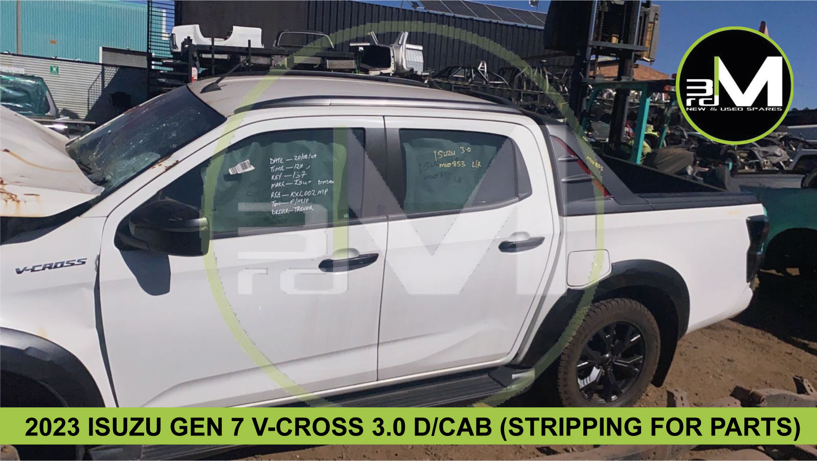 2023 ISUZU GEN 7 V-CROSS 3.0 D/CAB (STRIPPING FOR PARTS)