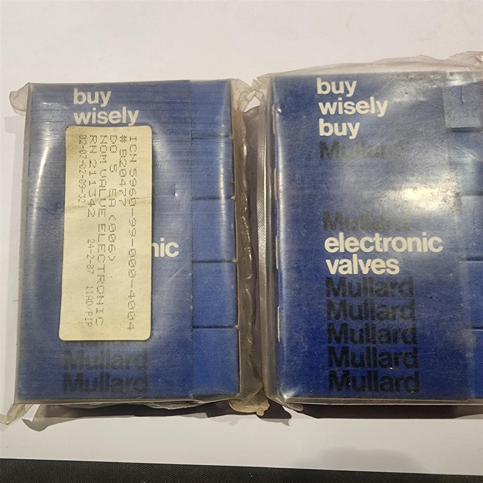 Vacuum tubes for radio and audio equipment