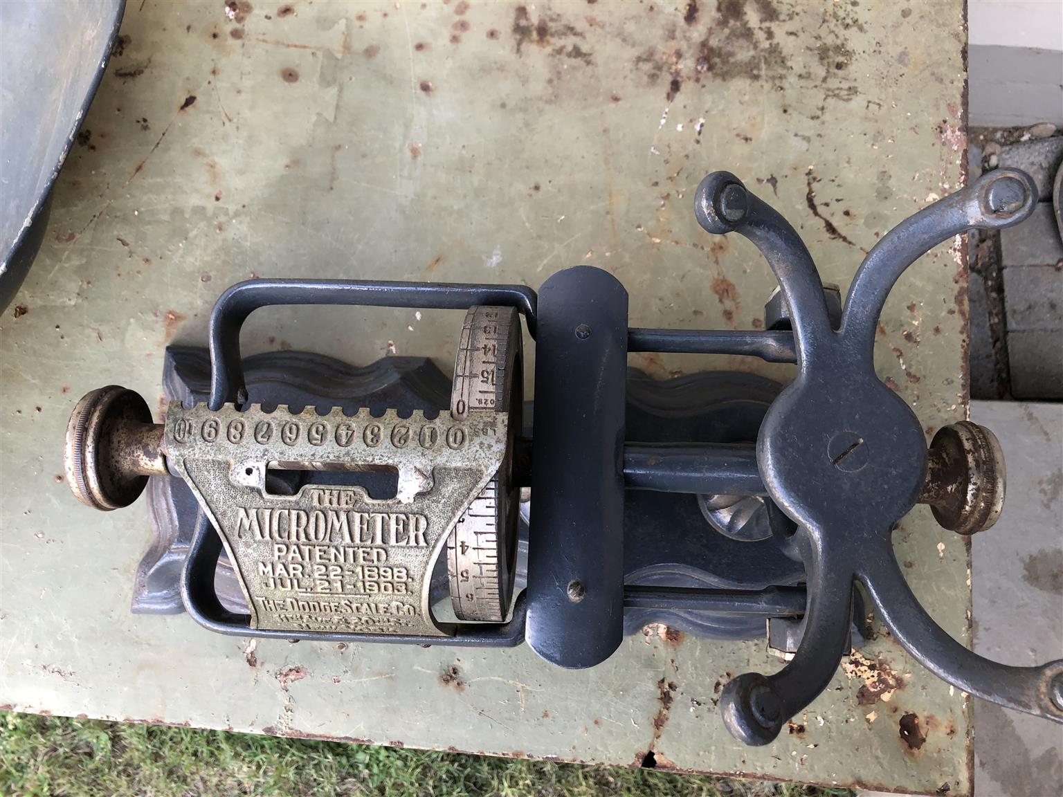 Antique Micrometer Scale