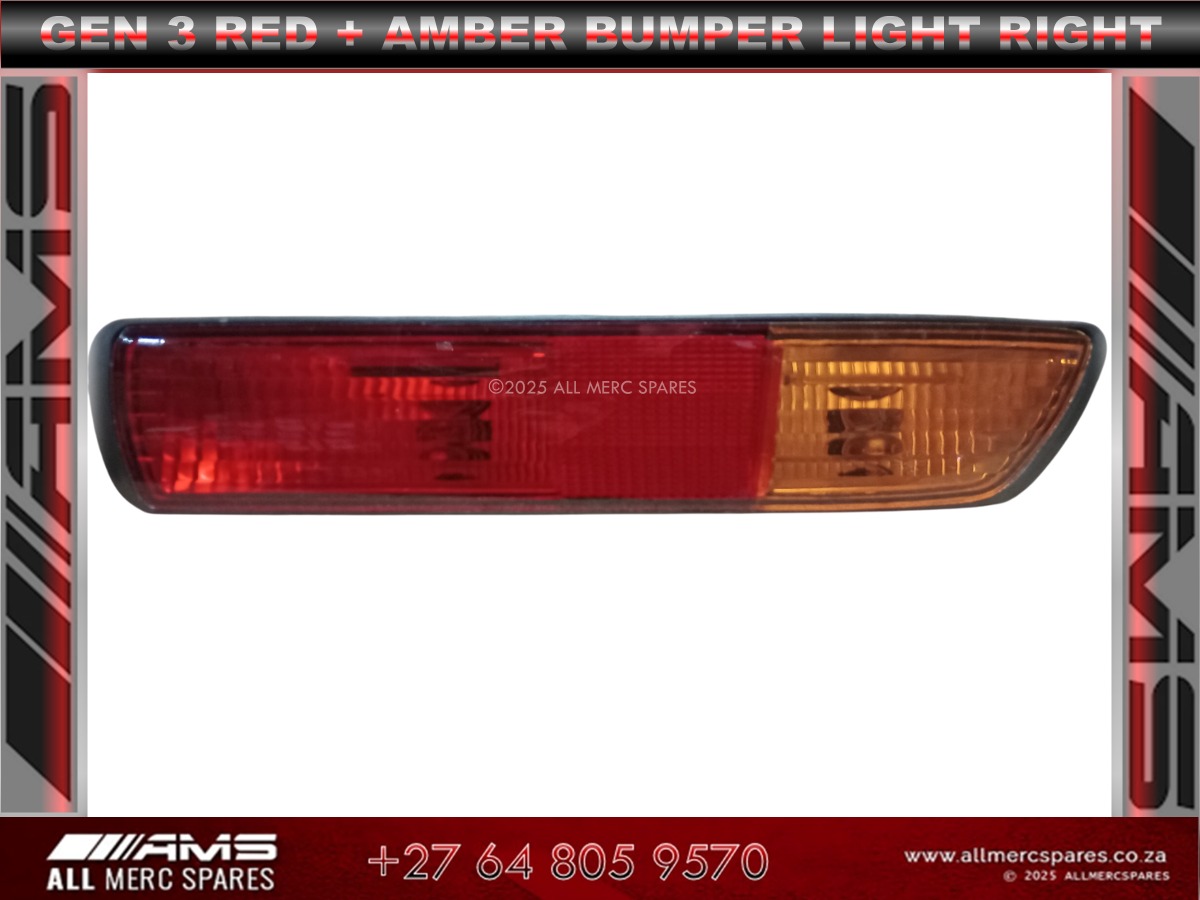 NEW MITSUBISHI GEN 3 RED + AMBER BUMPER LIGHT RIGHT SIDE - Private Seller NEW MITSUBISHI GEN 3 RED + AMBER BUMPER LIGHT RIGHT SIDE - Private Seller