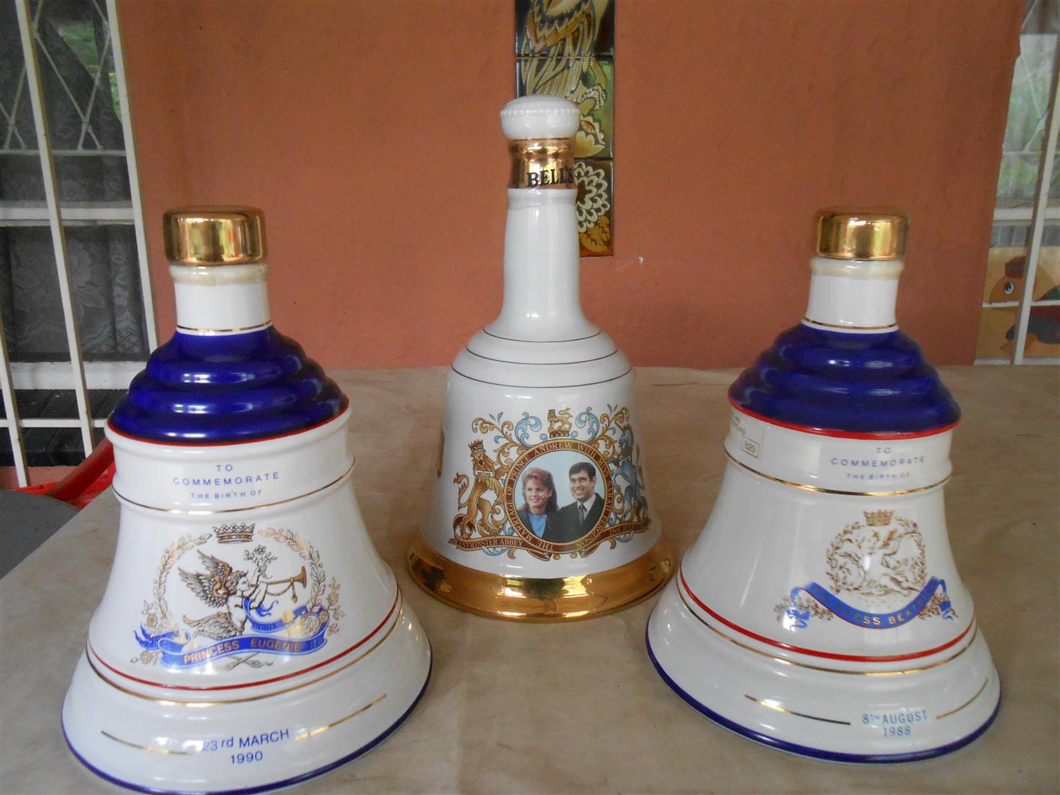 Royal Family decanter collection