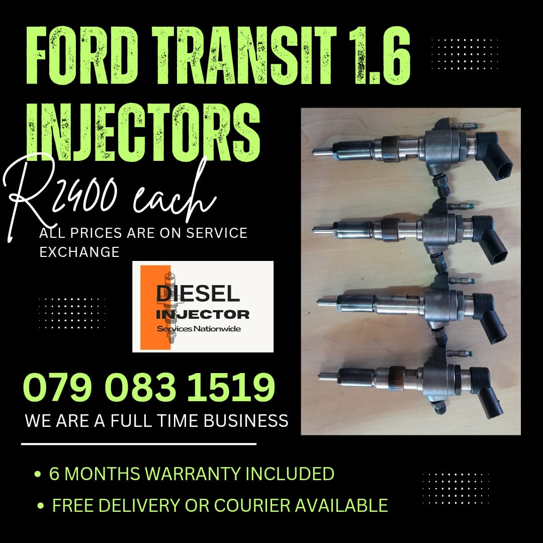 FORD TRANSIT 1.6 INJECTORS FOR SALE WITH WARRANTY - Private Seller