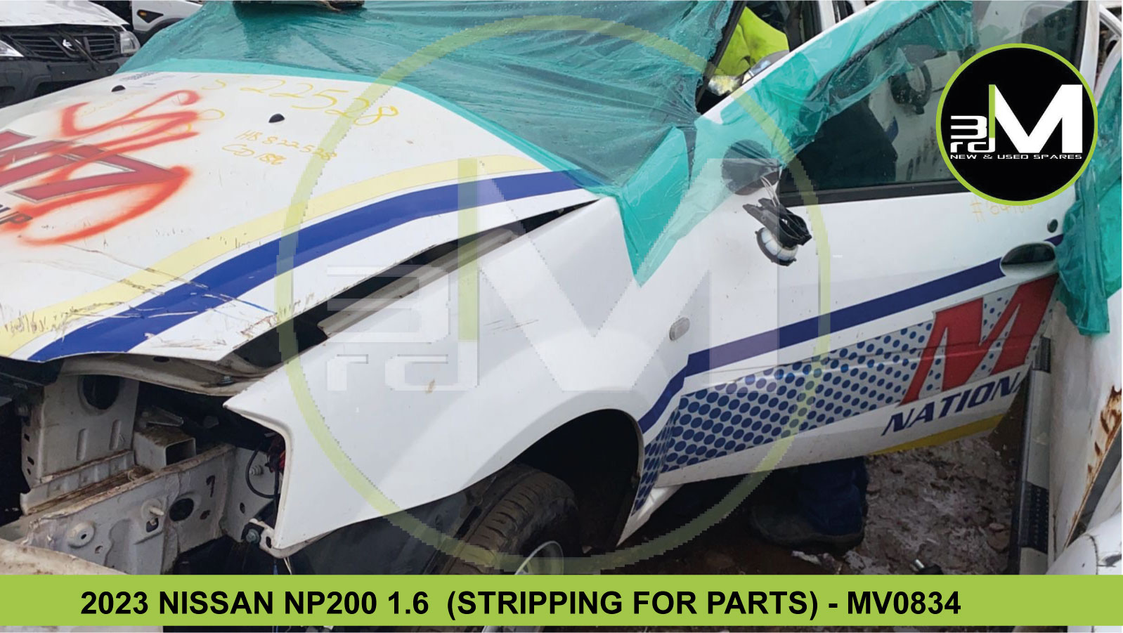 2023 NISSAN NP200 1.6 (STRIPPING FOR PARTS) - MV0834 - Private Seller 2023 NISSAN NP200 1.6 (STRIPPING FOR PARTS) - MV0834 - Private Seller