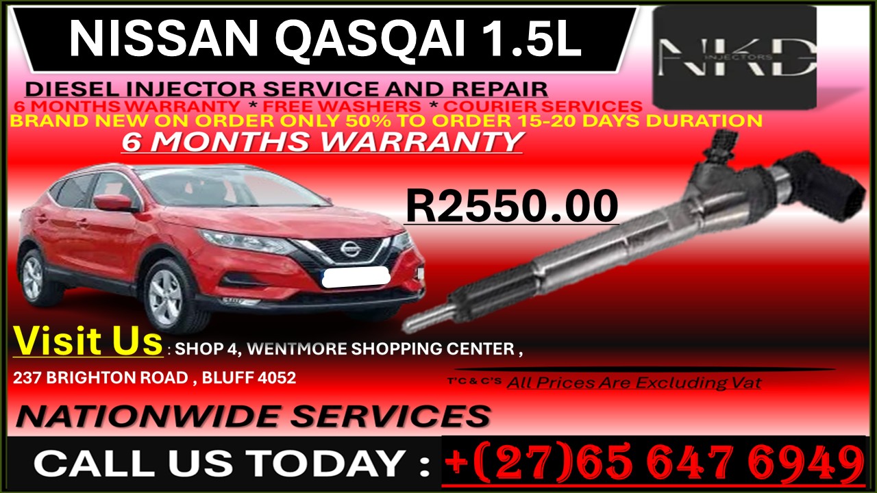 NISSAN QUASQAI 1.5 DIESEL INJECTORS - Private Seller NISSAN QUASQAI 1.5 DIESEL INJECTORS - Private Seller