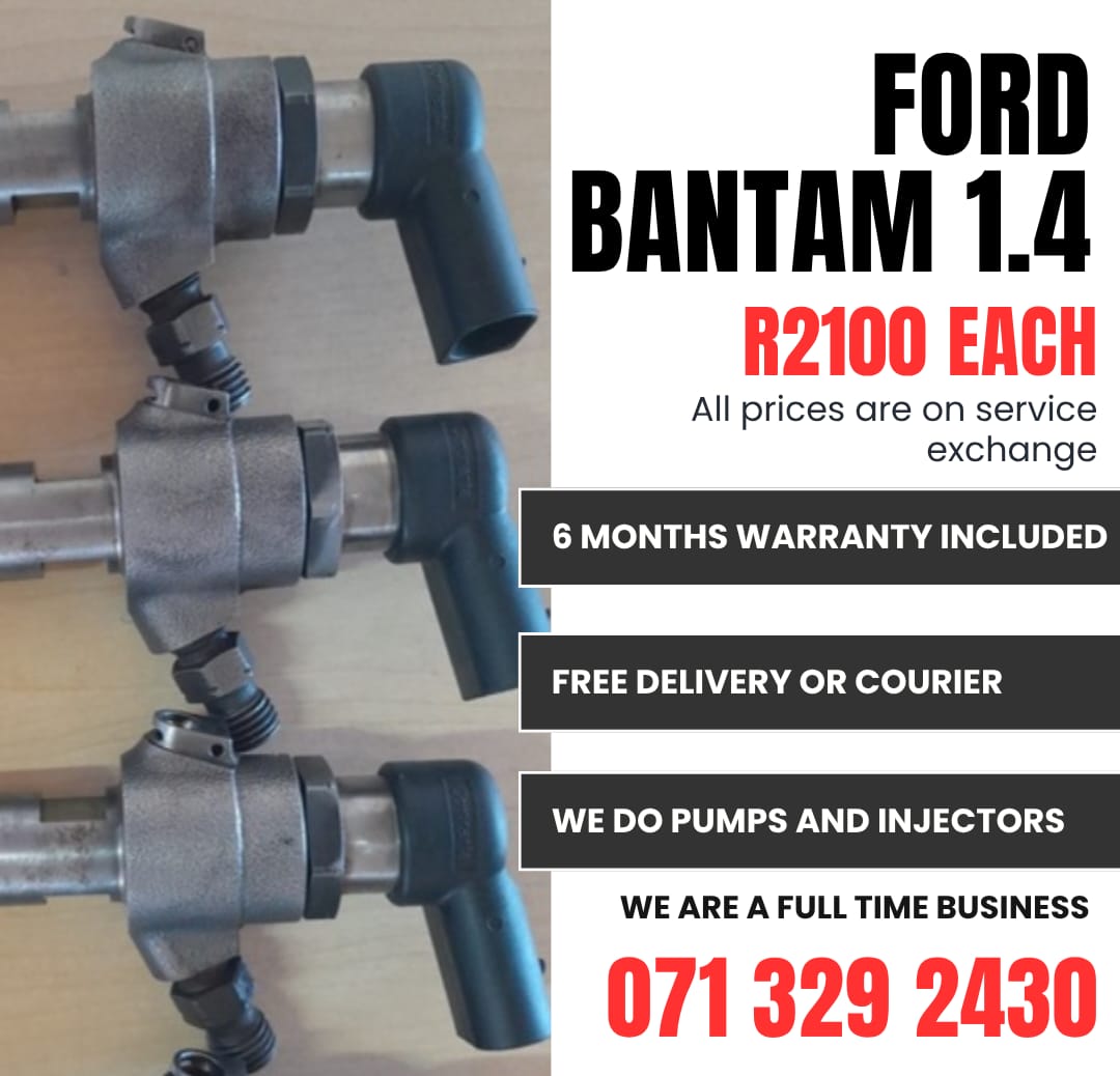 FORD BANTAM 1.4 INJECTORS FOR SALE WITH WARRANTY - Private Seller FORD BANTAM 1.4 INJECTORS FOR SALE WITH WARRANTY - Private Seller