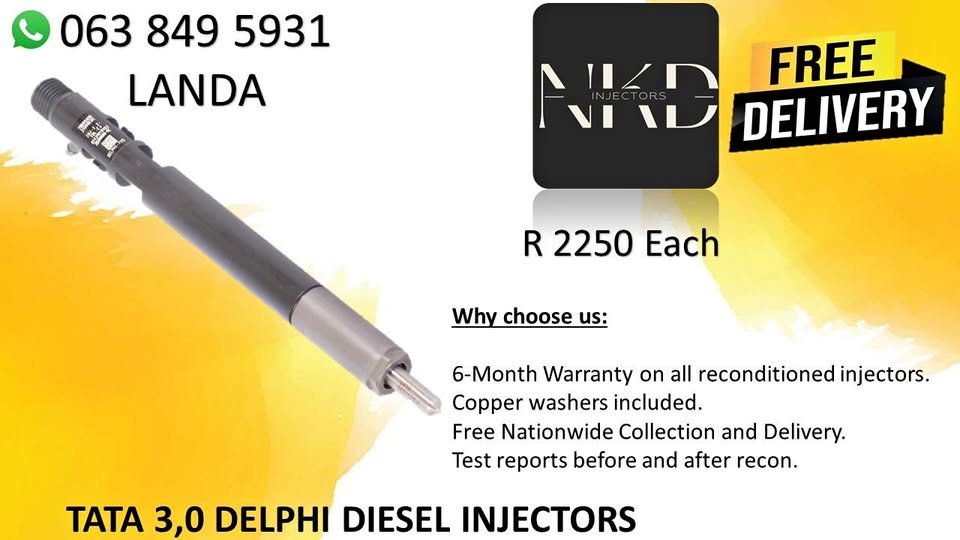 TATA 3.0 FUEL INJECTORS - Private Seller TATA 3.0 FUEL INJECTORS - Private Seller