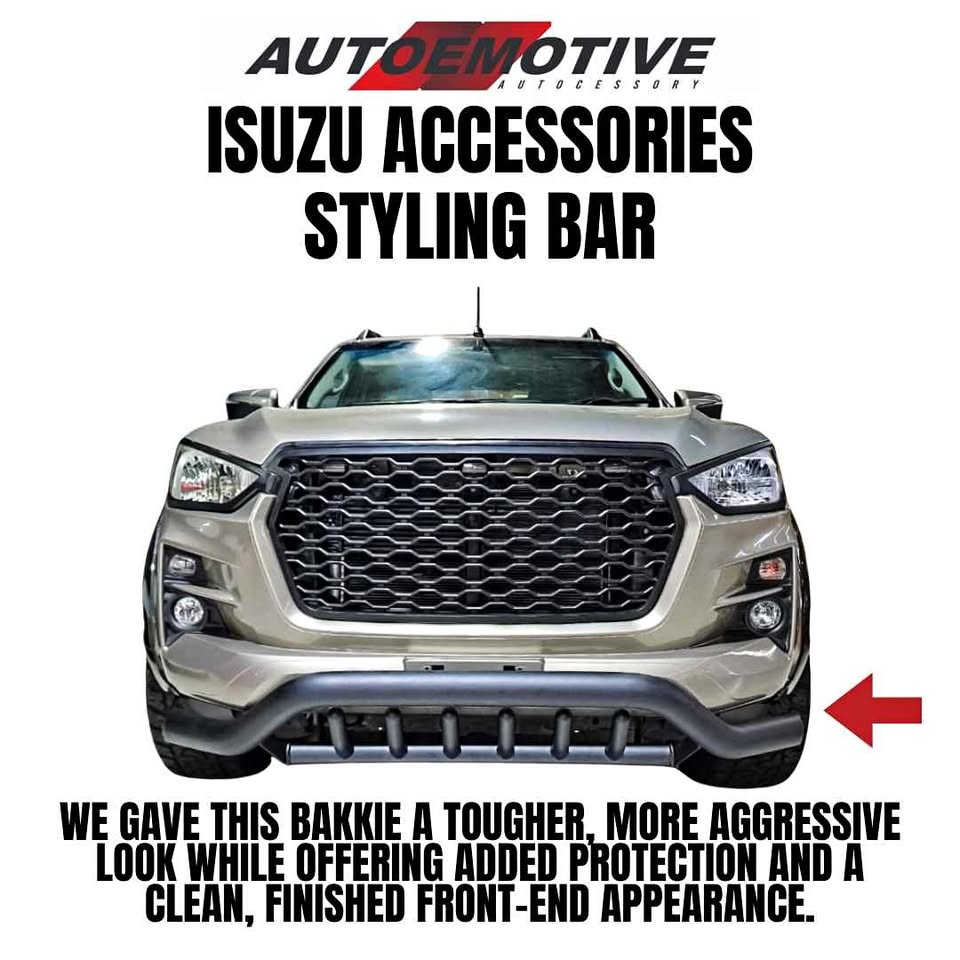 ISUZU STYLING BAR COMPATIBLE - Private Seller ISUZU STYLING BAR COMPATIBLE - Private Seller
