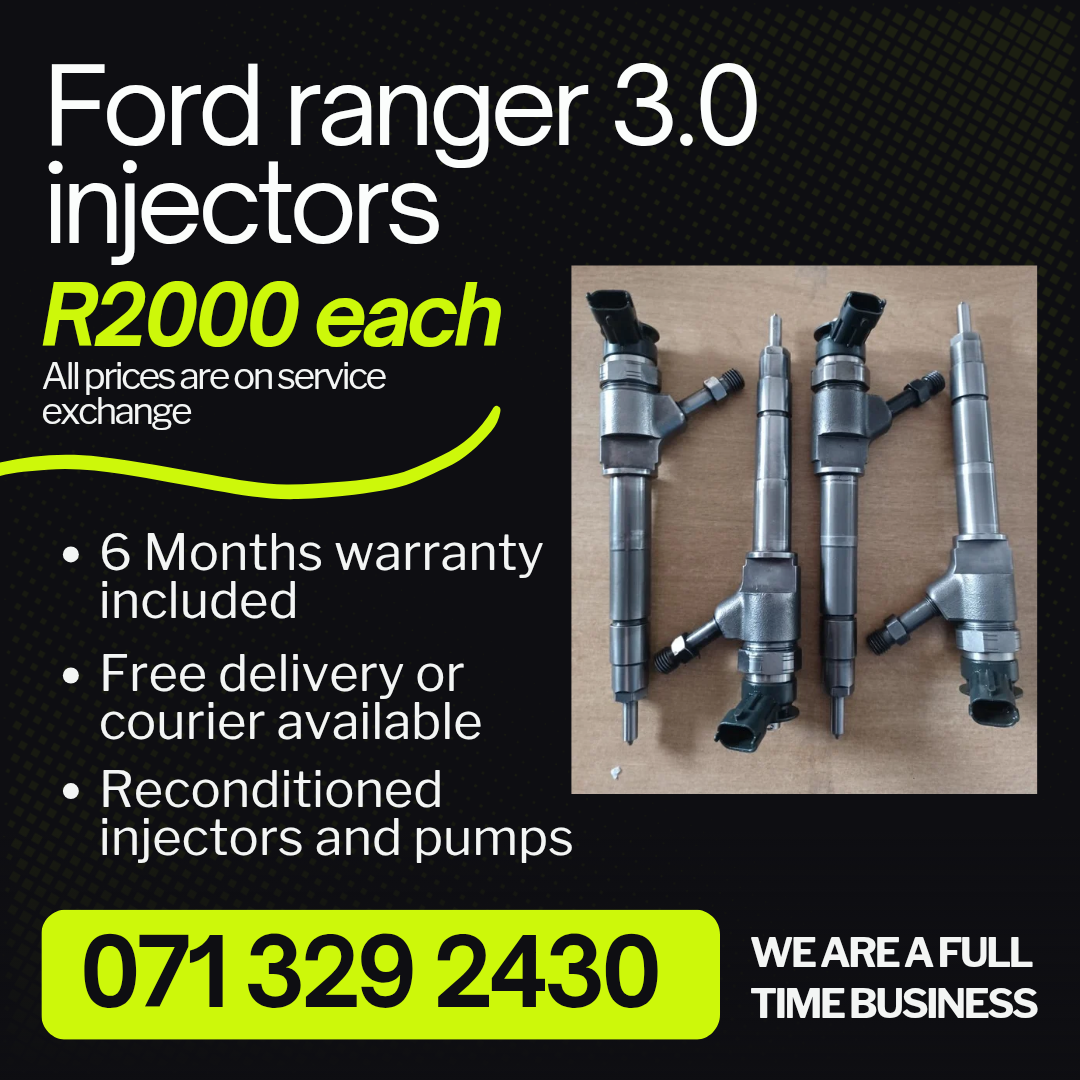 FORD RANGER 3.0 INJECTORS FOR SALE WITH WARRANTY - Private Seller FORD RANGER 3.0 INJECTORS FOR SALE WITH WARRANTY - Private Seller