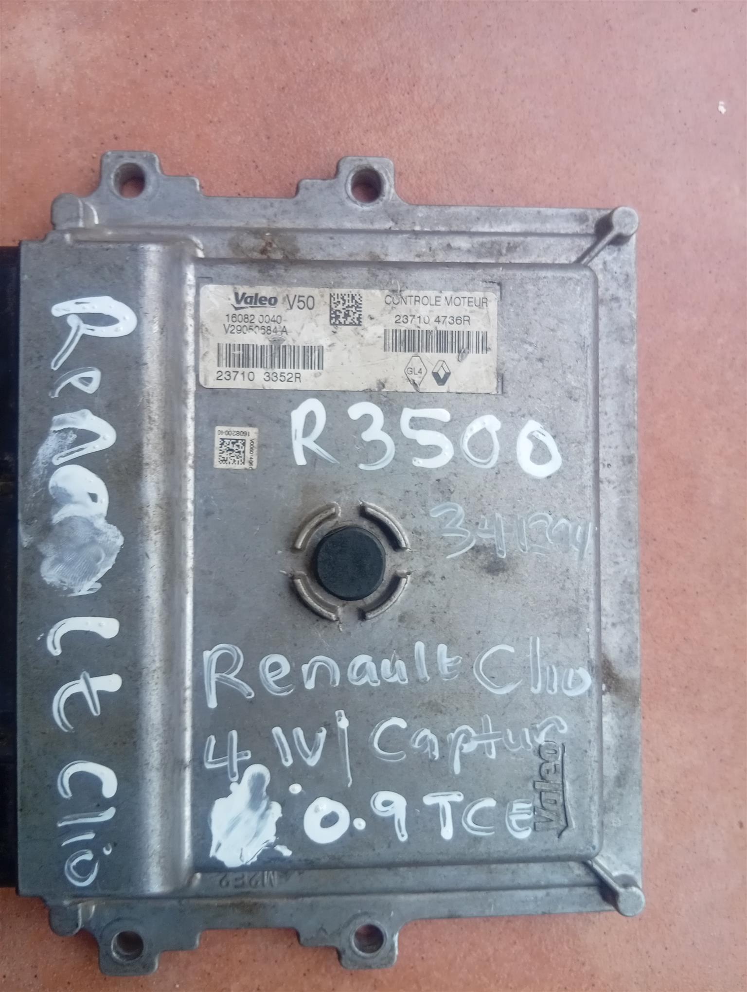 Renault Clio 4 captur 0.9tce ECU computer box 160820040 237103352R V50 - Private Seller Renault Clio 4 captur 0.9tce ECU computer box 160820040 237103352R V50 - Private Seller