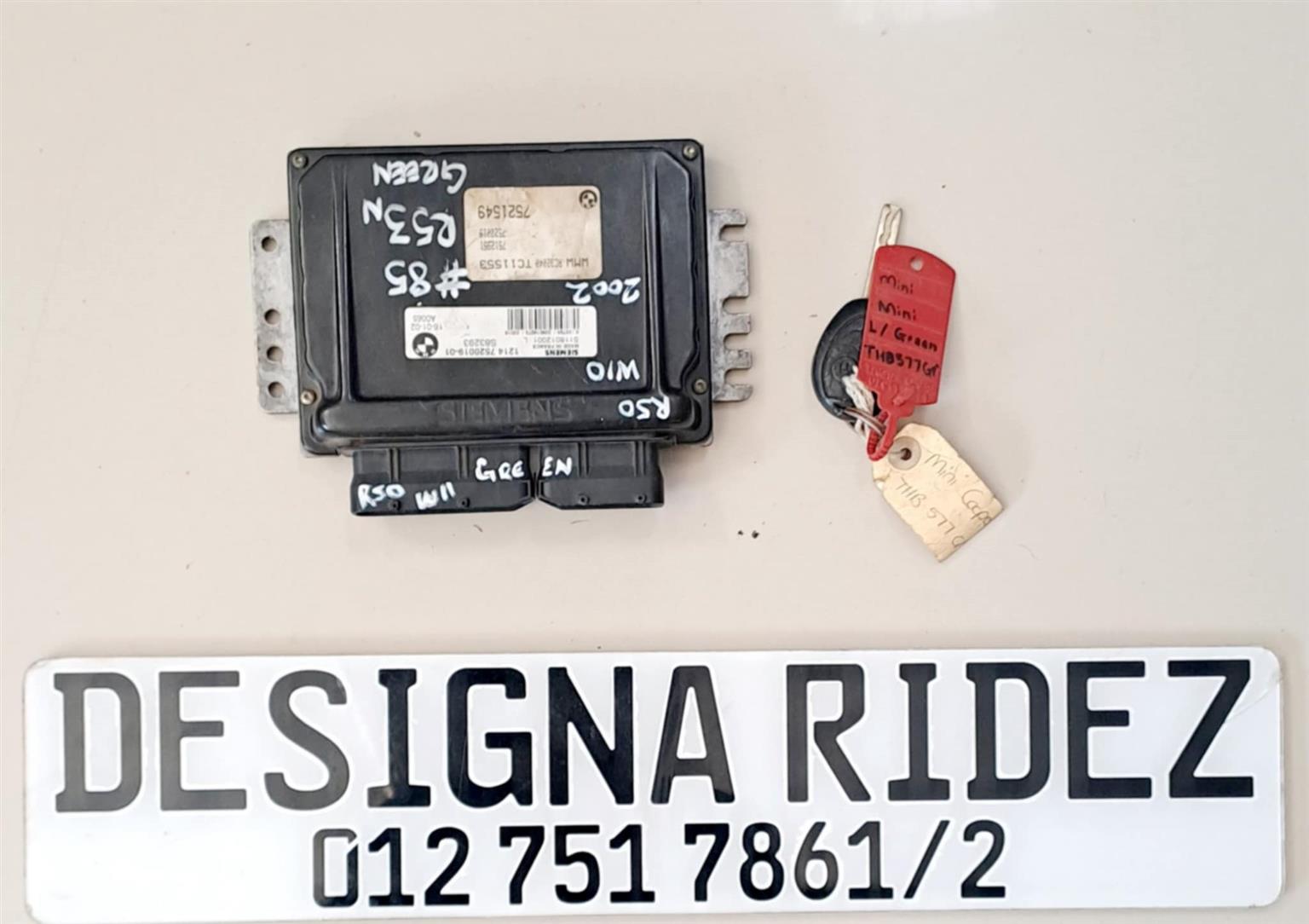 MINI COOPER R50/R53N W10 2002 AND 2003 MODEL LOCK-SETS AVAILABLE