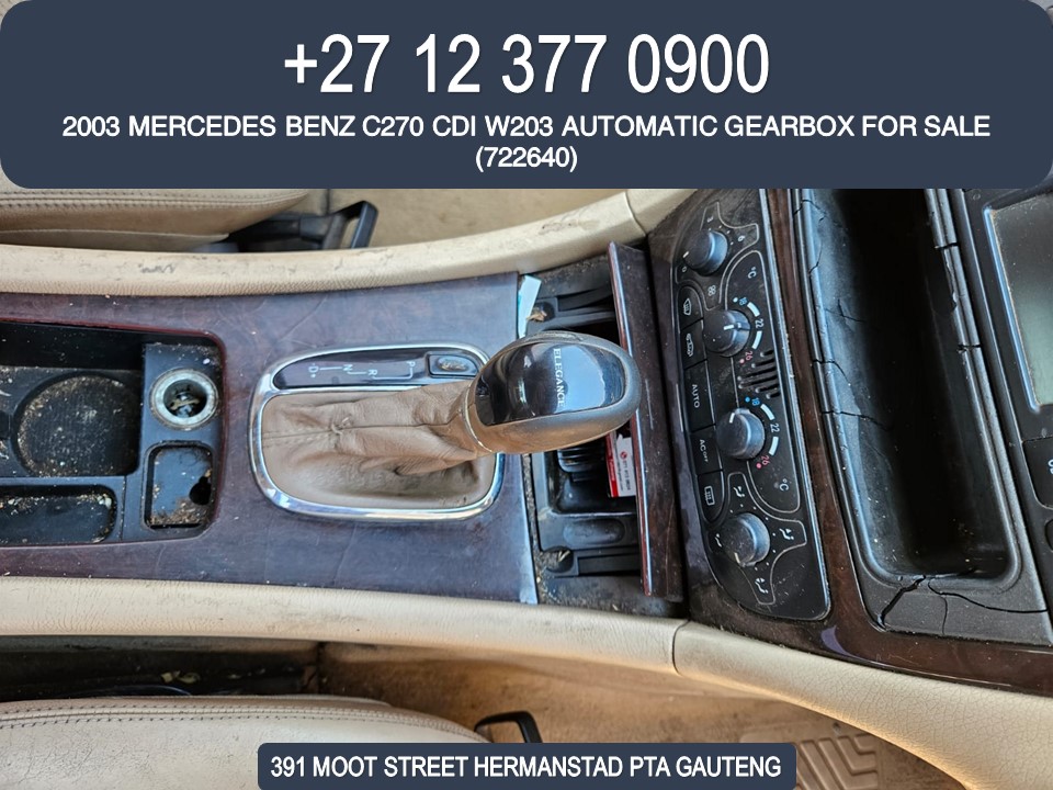 Mercedes Benz 2003 C270 CDI automatic gearbox used for sale - Private Seller Mercedes Benz 2003 C270 CDI automatic gearbox used for sale - Private Seller