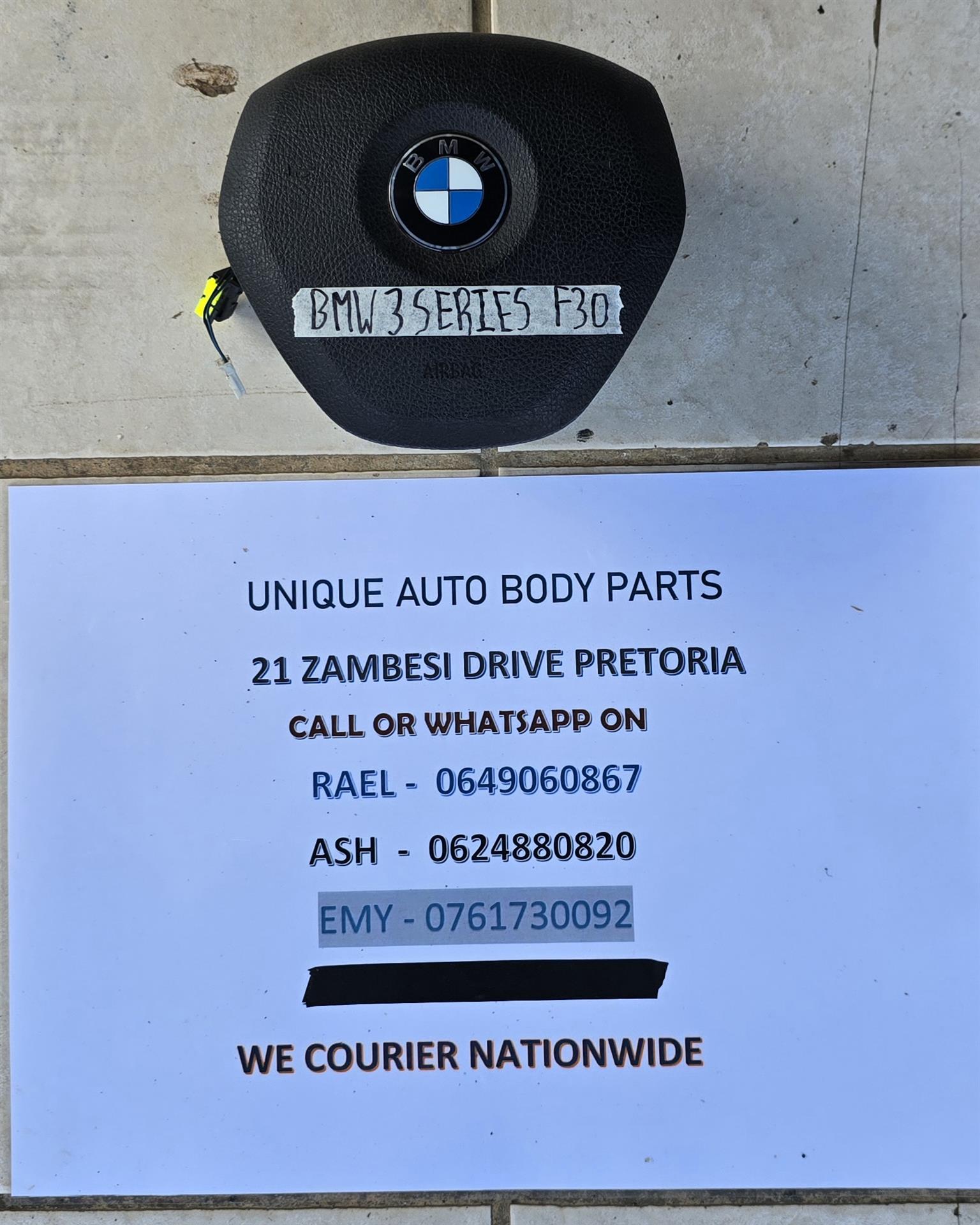 BMW 3 Series F30 / F31 / 1 Series F20 Airbag BMW 3 Series F30 / F31 / 1 Series F20 Airbag