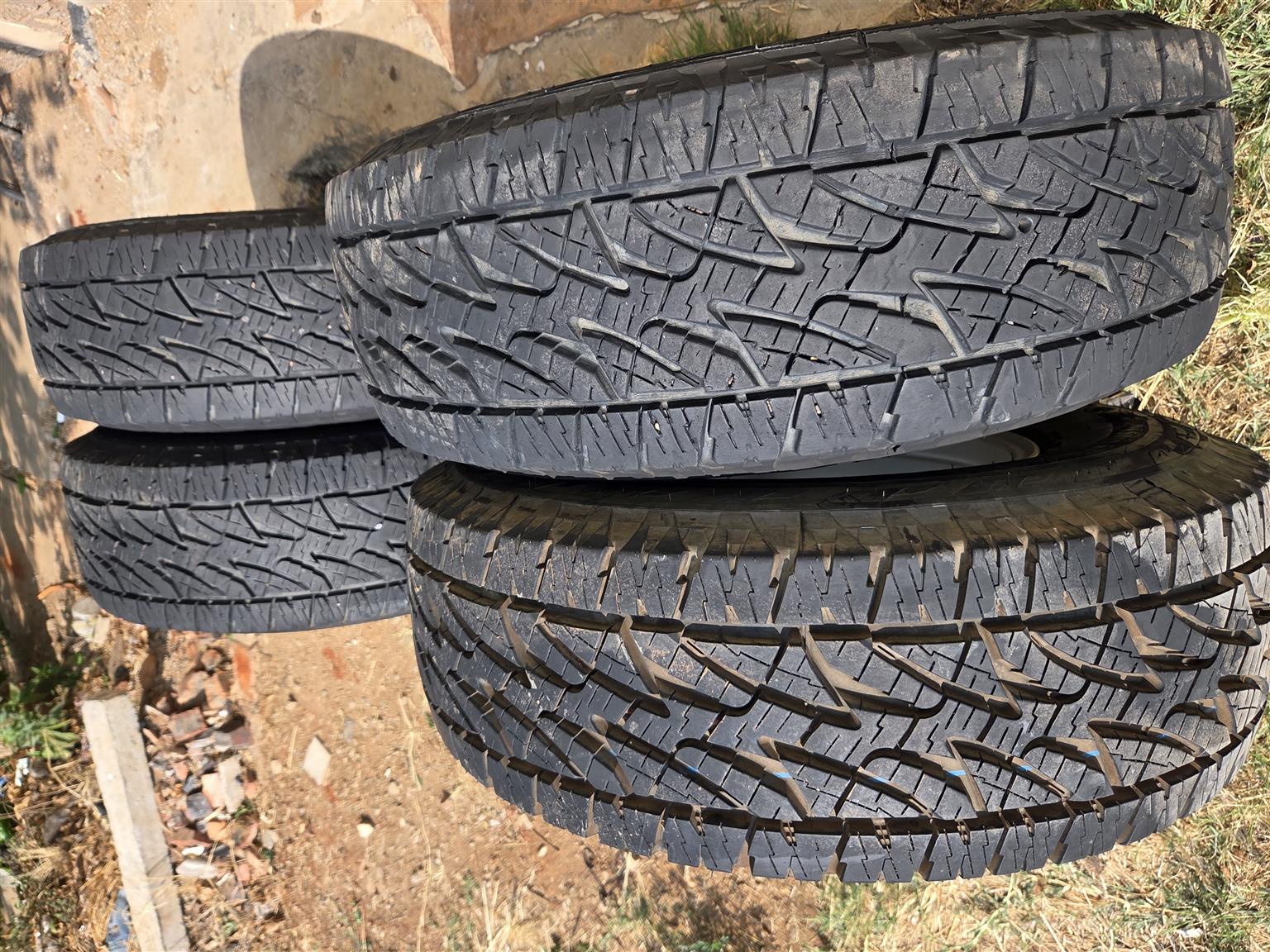 Mazda mags size 15 set tyres 90% firestone - Private Seller