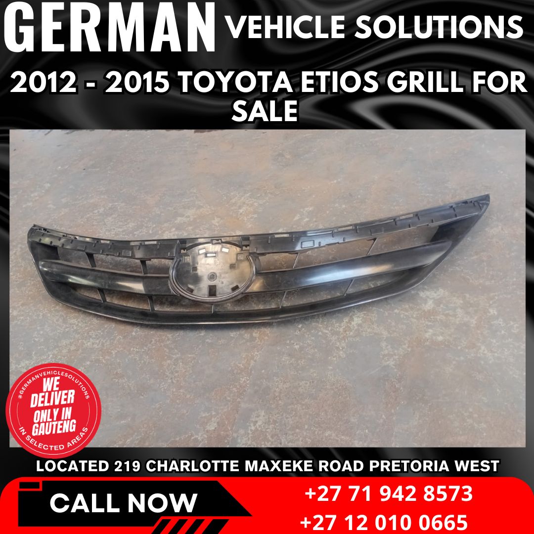 2012–2015 Toyota Etios Grill for Sale Brand New - Private Seller 2012–2015 Toyota Etios Grill for Sale Brand New - Private Seller