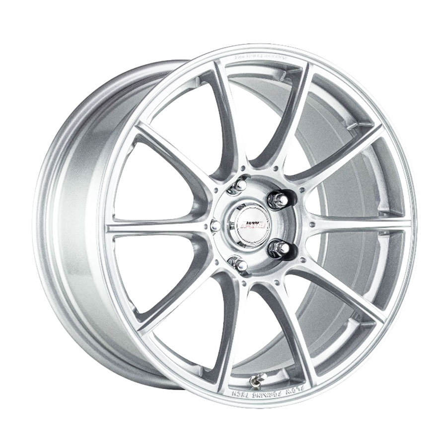 17″ A-Line Hype 5/100 Arctic Silver Flow Form Alloy Wheels