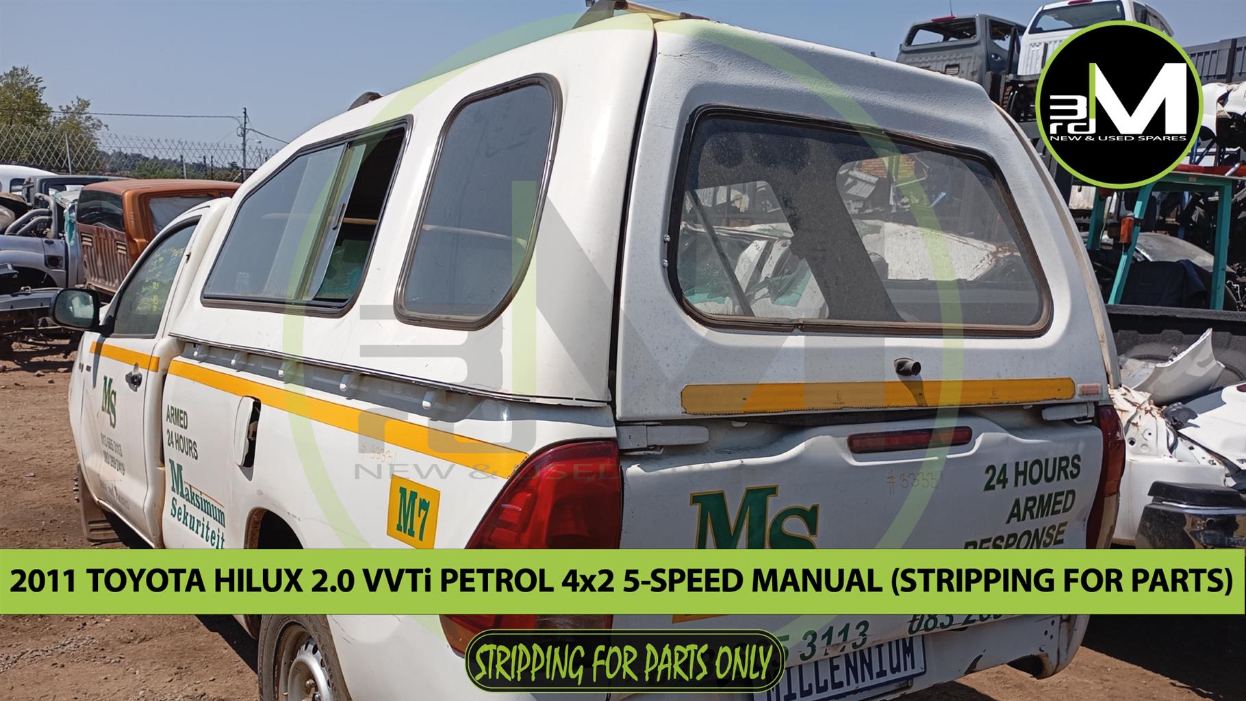 2011 Toyota Hilux 2.0 VVTi Petrol 4x2 Base Single Cab (STRIPPING FOR PARTS) - Private Seller 2011 Toyota Hilux 2.0 VVTi Petrol 4x2 Base Single Cab (STRIPPING FOR PARTS) - Private Seller