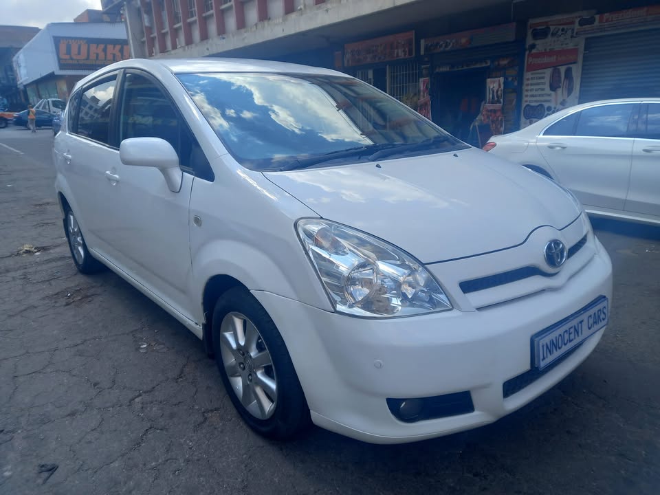 2008 TOYOTA VERSO 1.6 PETROL, MANUAL TRANSMISSION, WHITE COLOUR, MILEAGE PETROL109000KM
