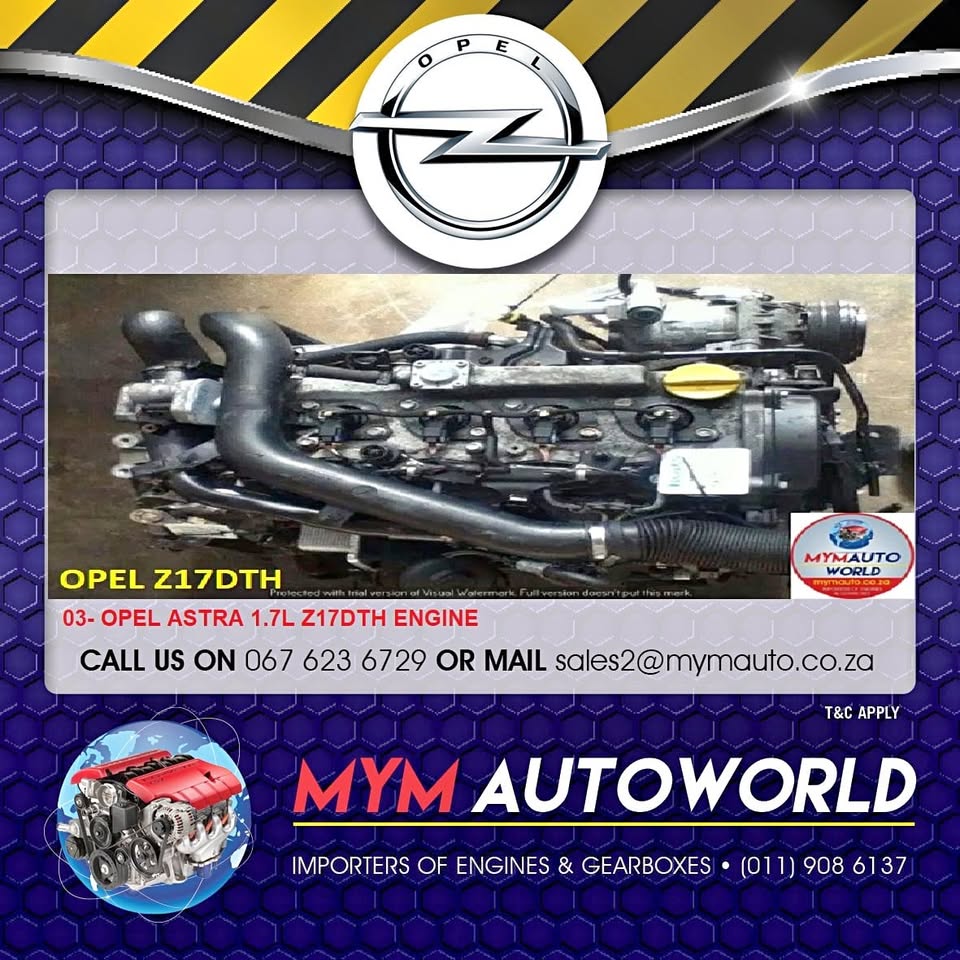 03- OPEL ASTRA 1.7L Z17DTH ENGINE - Private Seller 03- OPEL ASTRA 1.7L Z17DTH ENGINE - Private Seller