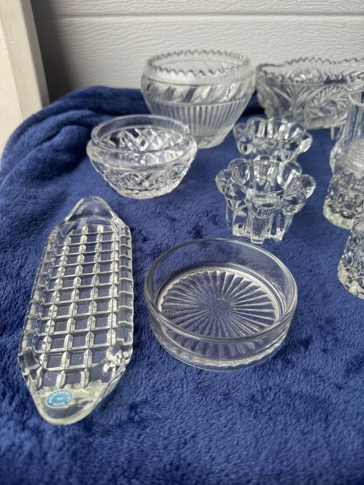 Vintage glass ornaments collection