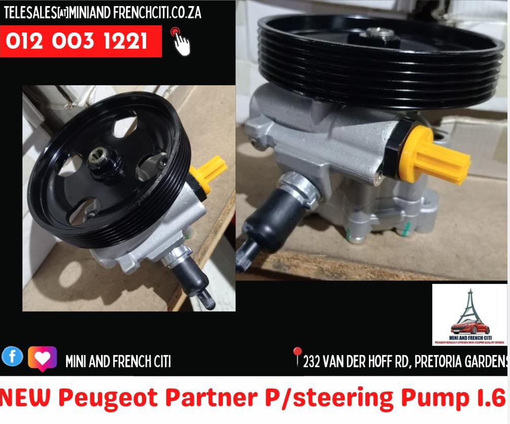 NEW Peugeot Partner 1.6 Power Steering Pump—Now Available! - Private Seller