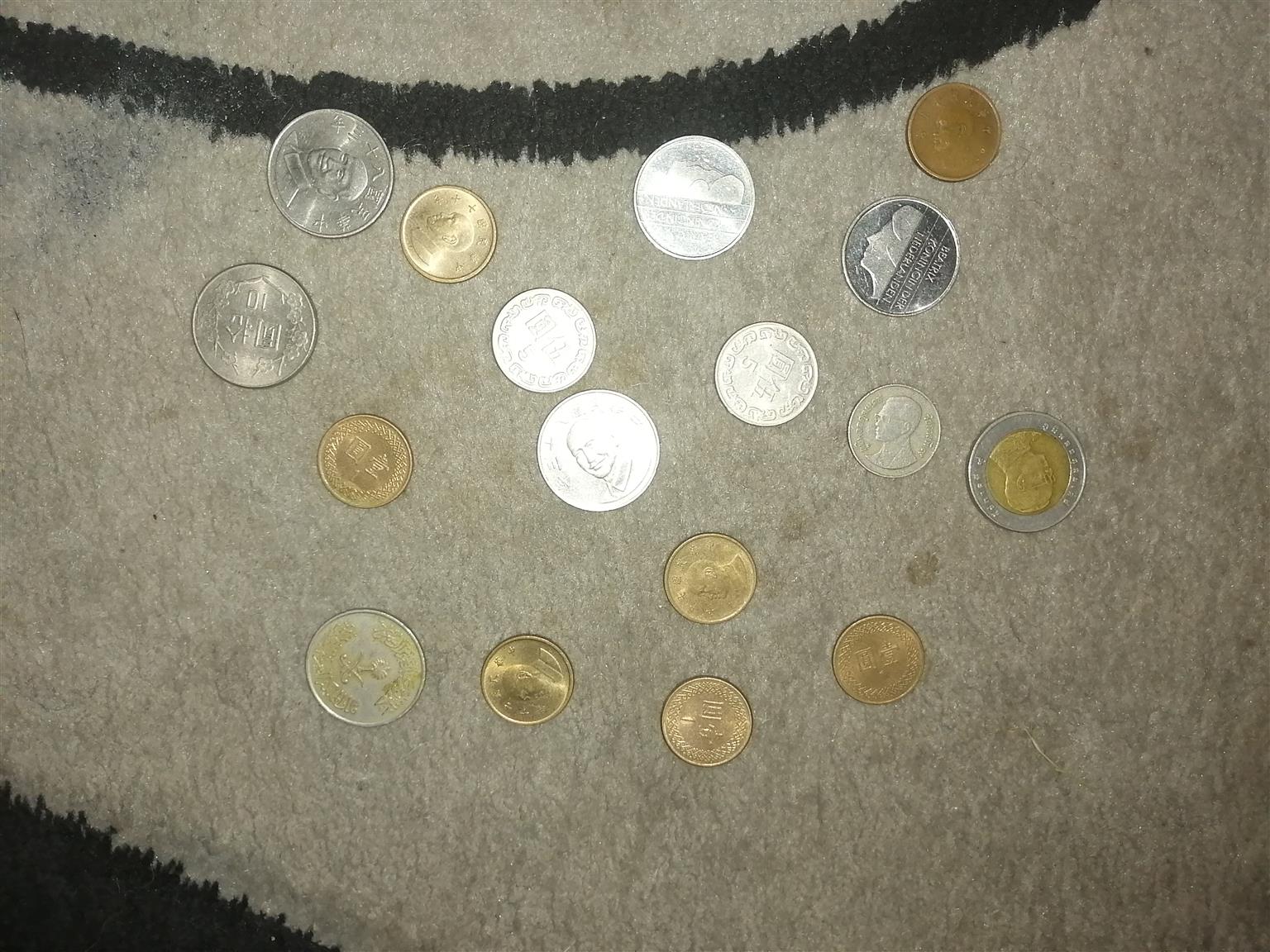 Lots of old coins of all over the world for sale