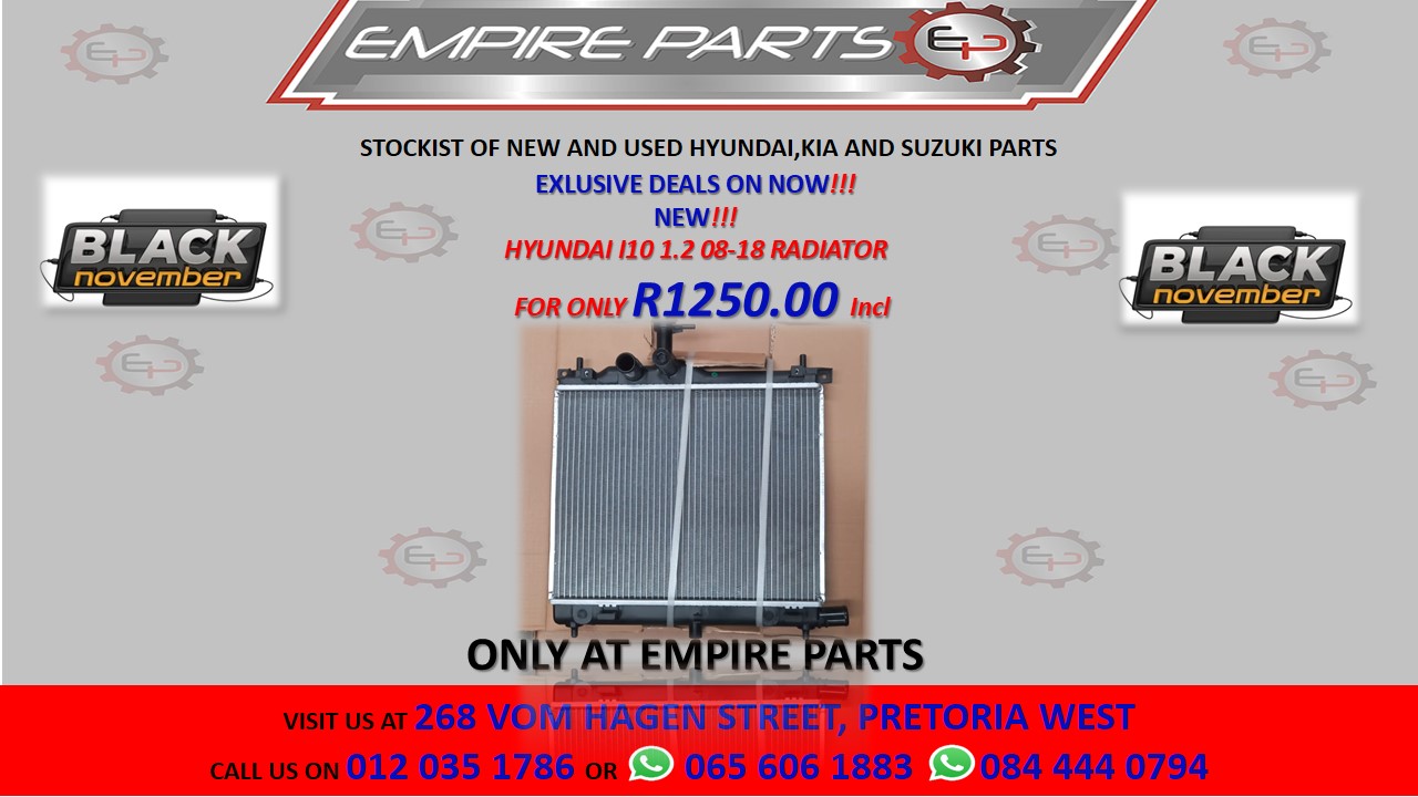 I10 HYUNDAI RADIATOR FOR SALE - Private Seller