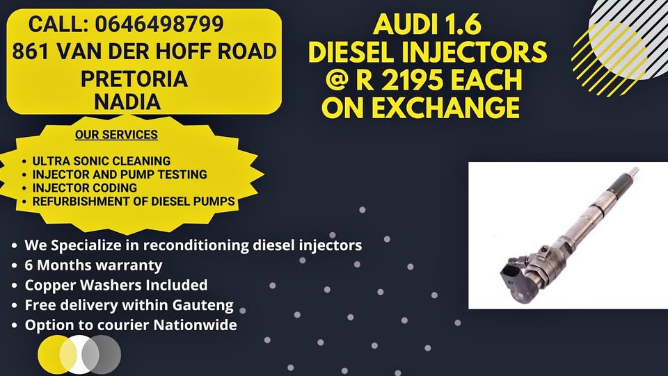 AUDI 1.6 DIESEL INJECTORS - Private Seller AUDI 1.6 DIESEL INJECTORS - Private Seller