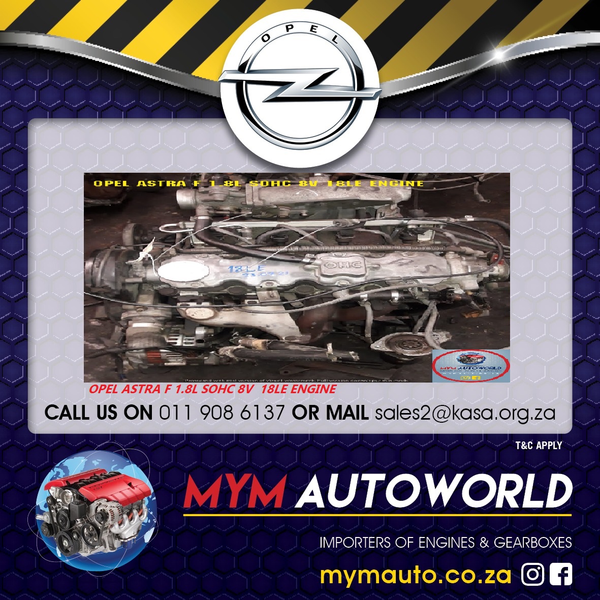 OPEL ASTRA F 1.8 SOHC 8V 18LE ENGINE FOR SALE - Private Seller OPEL ASTRA F 1.8 SOHC 8V 18LE ENGINE FOR SALE - Private Seller