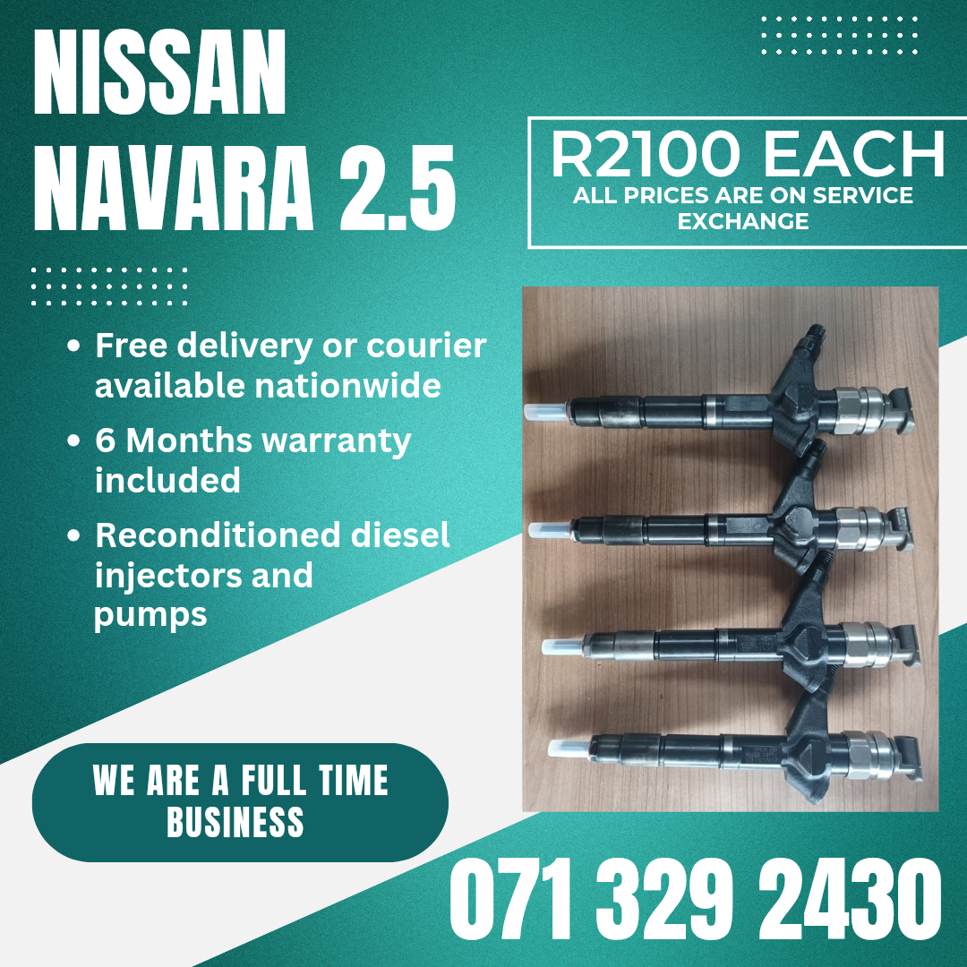 NISSAN NAVARA 2.5 INJECTORS FOR SALE WITH WARRANTY INCLUDED - Private Seller NISSAN NAVARA 2.5 INJECTORS FOR SALE WITH WARRANTY INCLUDED - Private Seller