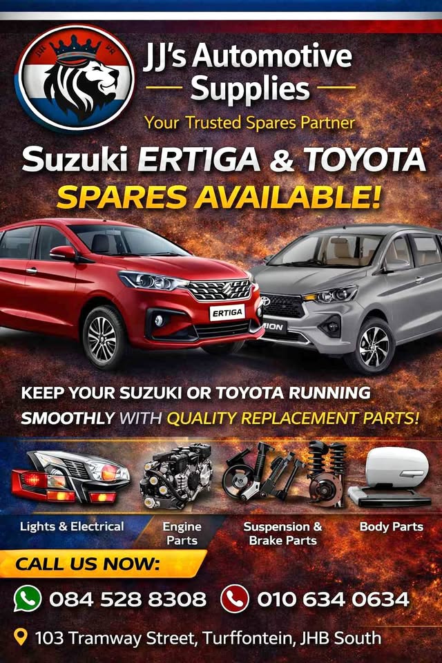 Toyota and Suzuki Spares Available At JJ's Automotive's - Private Seller Toyota and Suzuki Spares Available At JJ's Automotive's - Private Seller