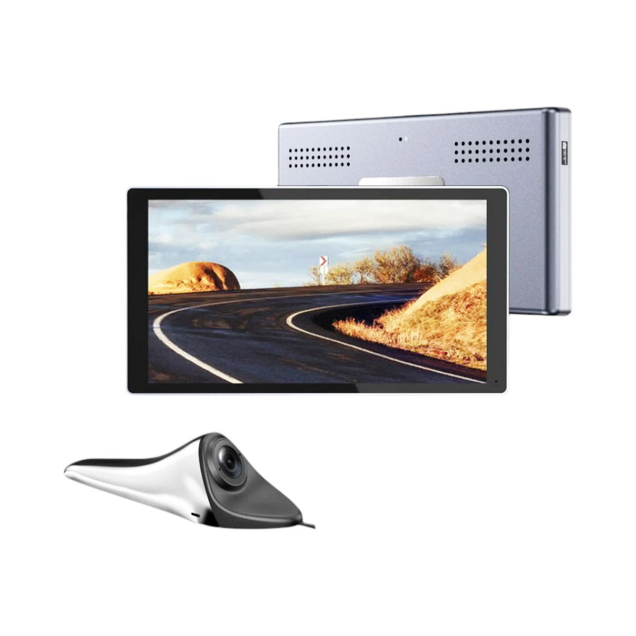 5-Inch IPS Touchscreen Side Display with Dual AHD Cameras & AI Functionality