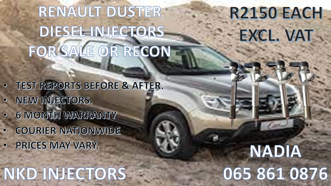 DIESEL INJECTORS FOR SALE FOR RENAULT DUSTER - Private Seller DIESEL INJECTORS FOR SALE FOR RENAULT DUSTER - Private Seller