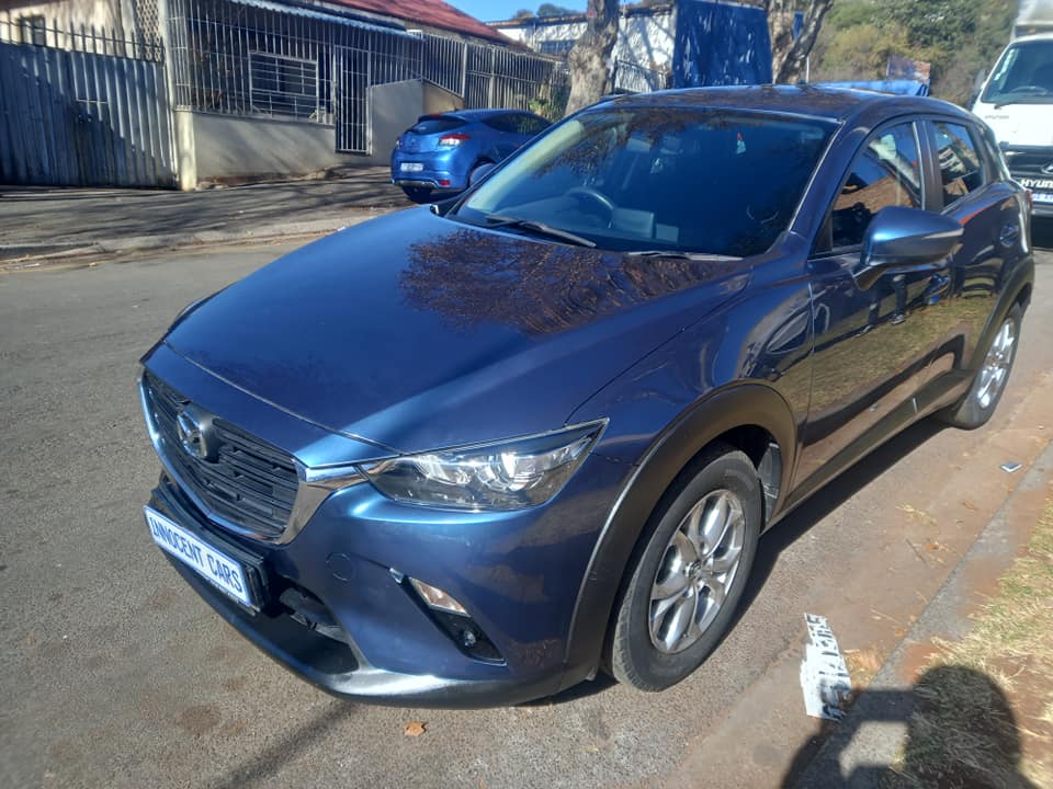 2021 MAZDA Cx3 DYNAMIC 2.0 PETROL ENGINE, MANUAL, BLUE COLOR, MILEAGE 64000KM