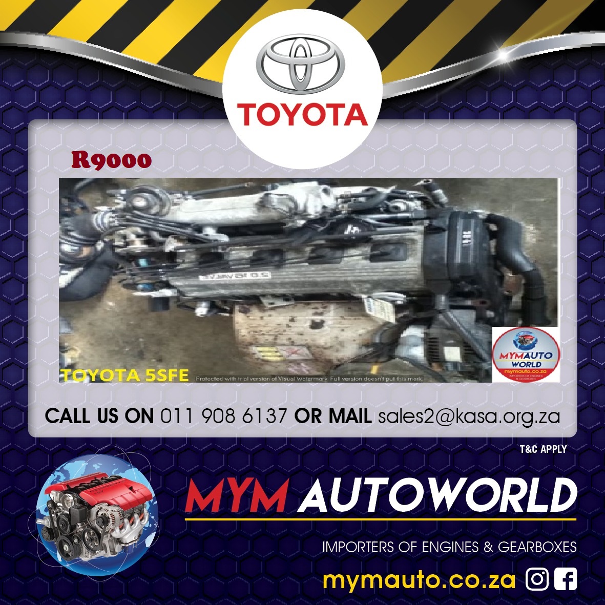 TOYOTA CAMRY 2.2 DIST 5SFE ENGINE - Private Seller TOYOTA CAMRY 2.2 DIST 5SFE ENGINE - Private Seller