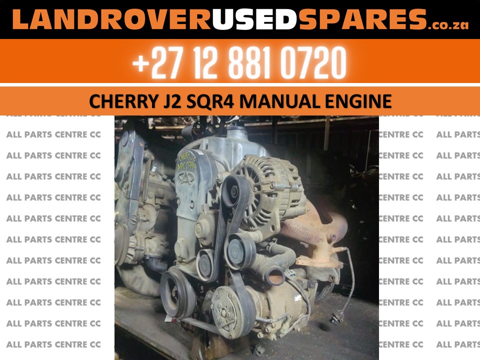 Cherry J2 SQR4 manual petrol engine for sale Cherry J2 SQR4 manual petrol engine for sale