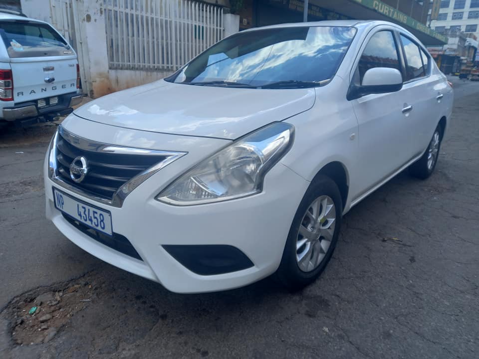 2019 NISSAN ALMERA 1.5 PETROL SEDAN, MANUAL TRANSMISSION, WHITE COLOUR
